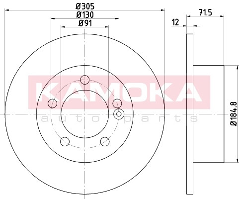 KAMOKA Bremsscheibe