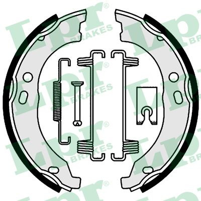 LPR Bremsbackensatz, Feststellbremse