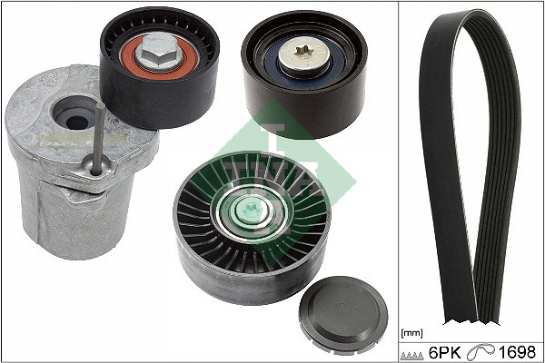 Schaeffler INA Keilrippenriemensatz