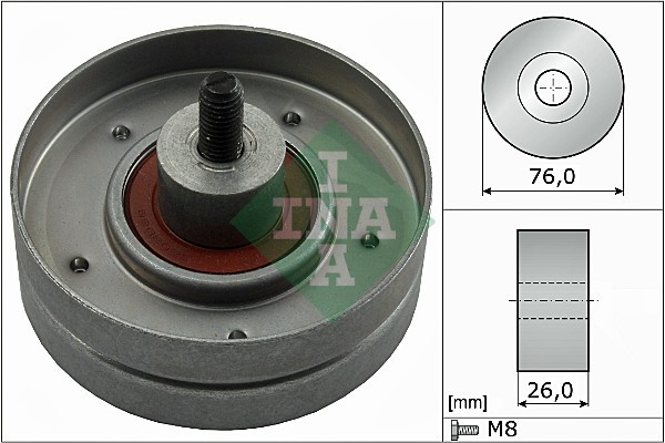 Schaeffler INA Umlenk-/Führungsrolle, Keilrippenriemen