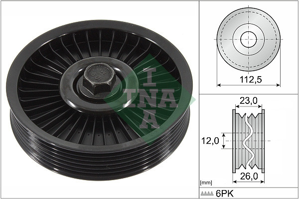 Schaeffler INA Umlenk-/Führungsrolle, Keilrippenriemen