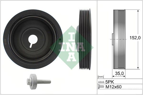 Schaeffler INA Riemenscheibensatz, Kurbelwelle