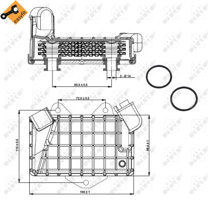 NRF Ölkühler, Motoröl