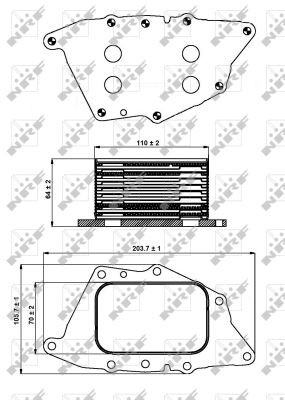 NRF Ölkühler, Motoröl