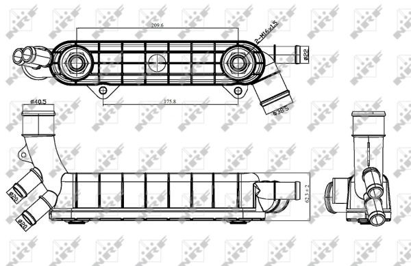 NRF Ölkühler, Motoröl
