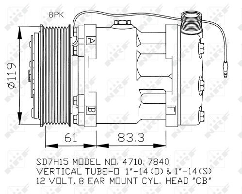 NRF Kompressor, Klimaanlage