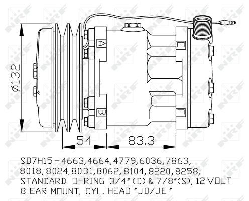 NRF Kompressor, Klimaanlage