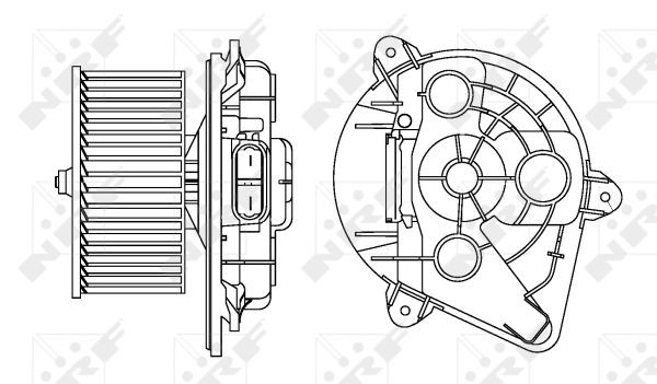 NRF Innenraumgebläse
