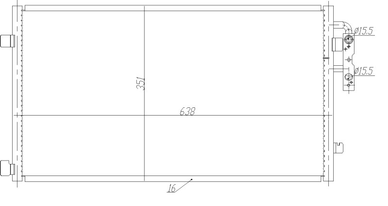 NRF Kondensator, Klimaanlage
