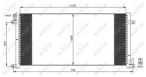NRF Kondensator, Klimaanlage