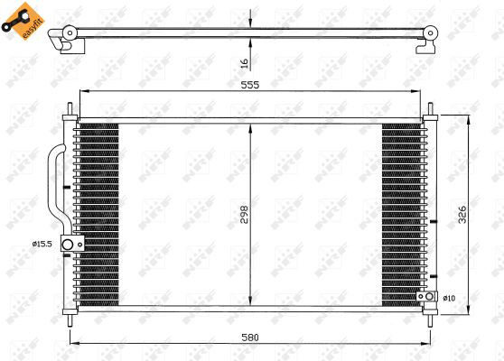 NRF Kondensator, Klimaanlage