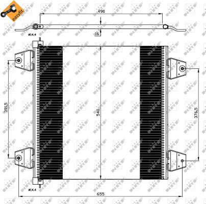 NRF Kondensator, Klimaanlage