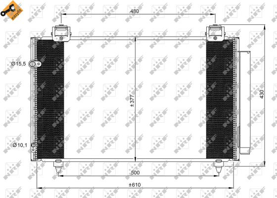 NRF Kondensator, Klimaanlage
