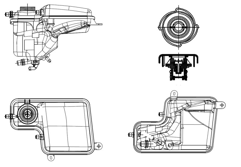 NRF Ausgleichsbehälter, Kühlmittel