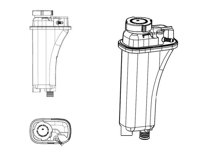 NRF Ausgleichsbehälter, Kühlmittel