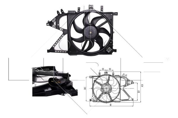 NRF Lüfter, Motorkühlung