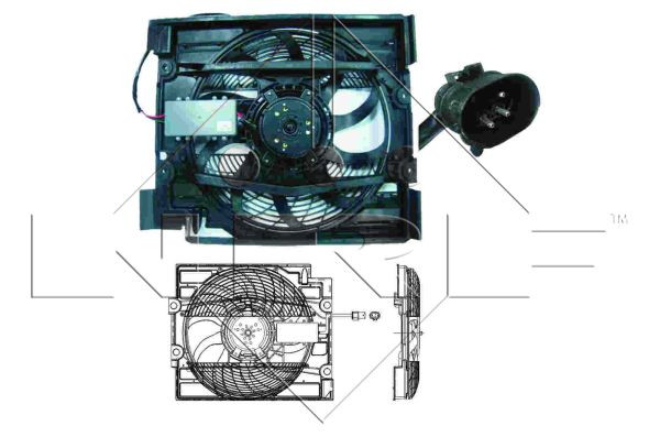 NRF Lüfter, Motorkühlung