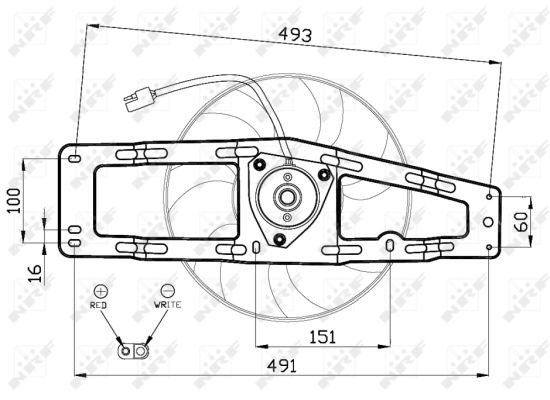 NRF Lüfter, Motorkühlung