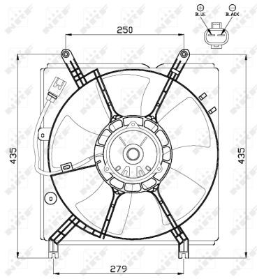 NRF Lüfter, Motorkühlung