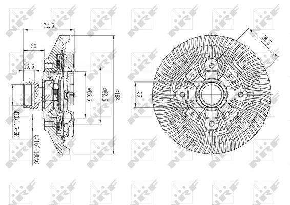 NRF Kupplung, Kühlerlüfter