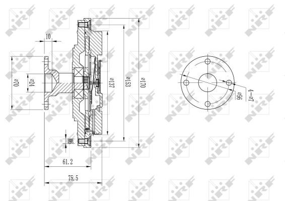 NRF Kupplung, Kühlerlüfter