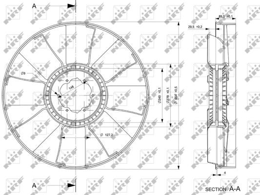 NRF Lüfterrad, Motorkühlung