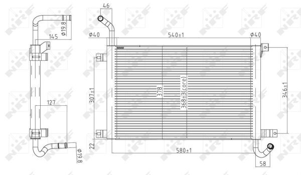 NRF Kühler, Motorkühlung