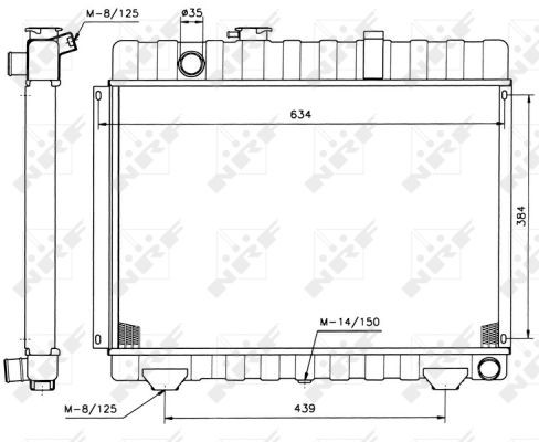 NRF Kühler, Motorkühlung