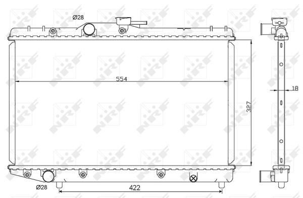 NRF Kühler, Motorkühlung
