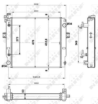 NRF Kühler, Motorkühlung