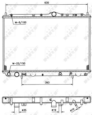 NRF Kühler, Motorkühlung