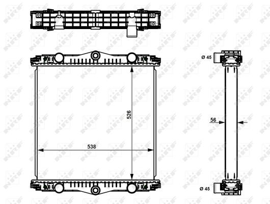 NRF Kühler, Motorkühlung