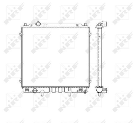 NRF Kühler, Motorkühlung