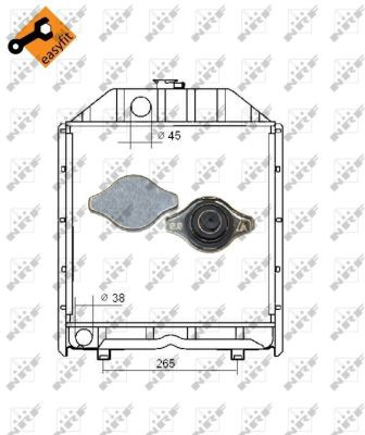 NRF Kühler, Motorkühlung