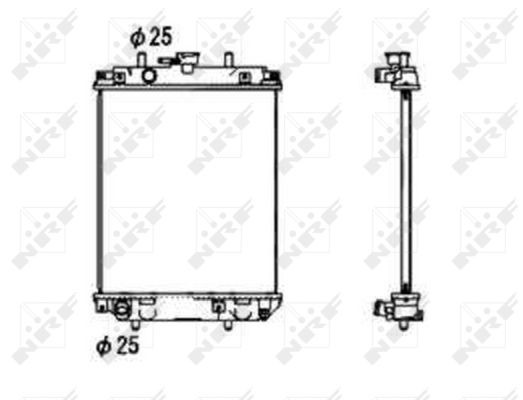 NRF Kühler, Motorkühlung