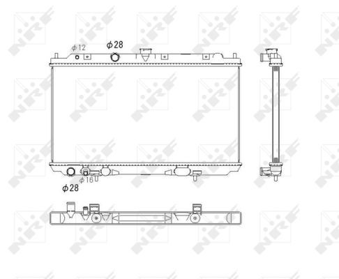 NRF Kühler, Motorkühlung