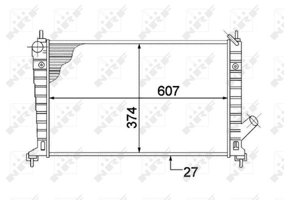 NRF Kühler, Motorkühlung