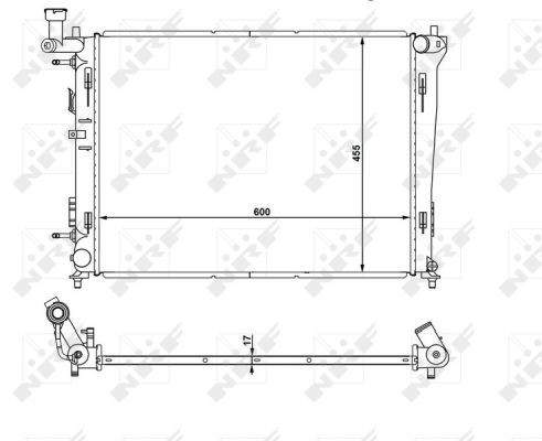 NRF Kühler, Motorkühlung