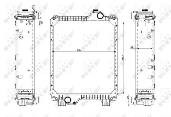 NRF Kühler, Motorkühlung