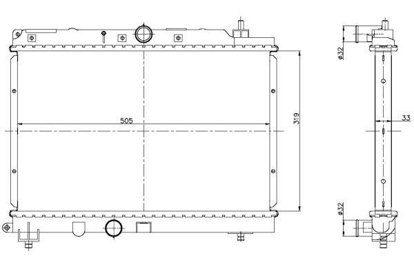 NRF Kühler, Motorkühlung
