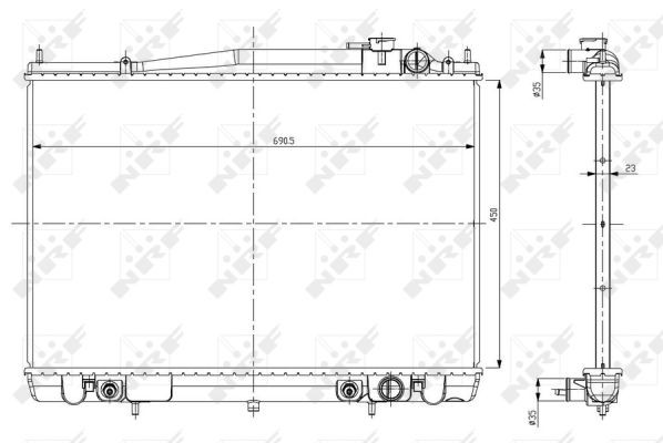 NRF Kühler, Motorkühlung