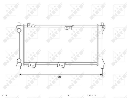 NRF Kühler, Motorkühlung