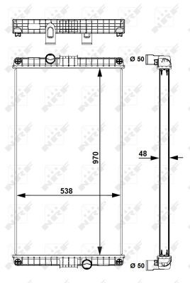 NRF Kühler, Motorkühlung