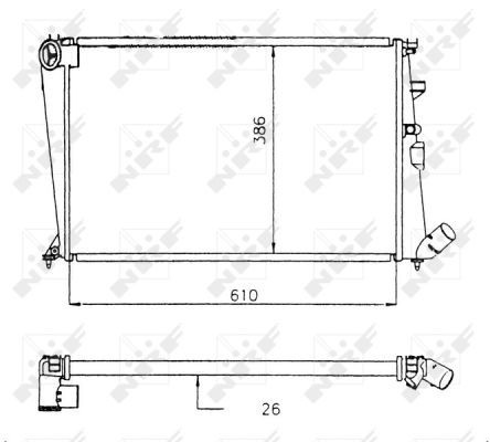 NRF Kühler, Motorkühlung