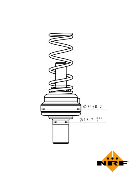 NRF Thermostat, Kühlmittel