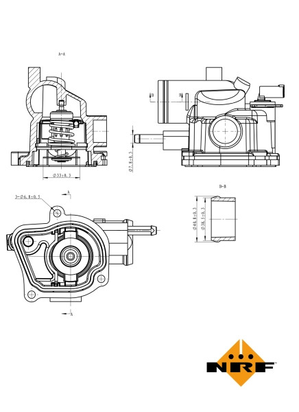 NRF Thermostat, Kühlmittel