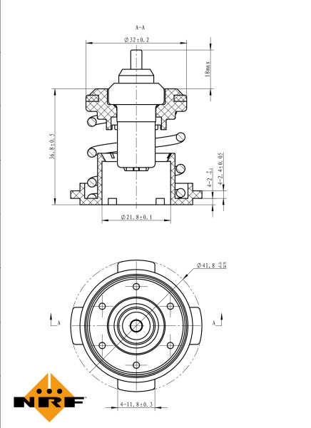 NRF Thermostat, Kühlmittel