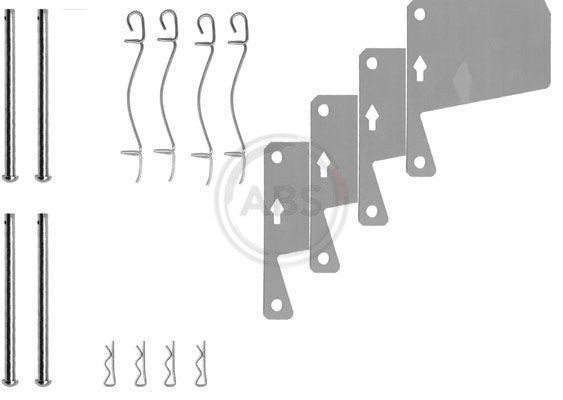 A.B.S. Zubehörsatz, Scheibenbremsbelag