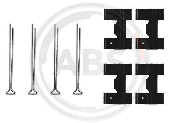 A.B.S. Zubehörsatz, Scheibenbremsbelag