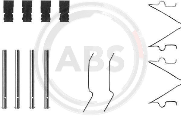 A.B.S. Zubehörsatz, Scheibenbremsbelag